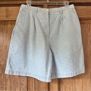 Jones New York Summer shorts 4pocket 💯% cotton check fabric